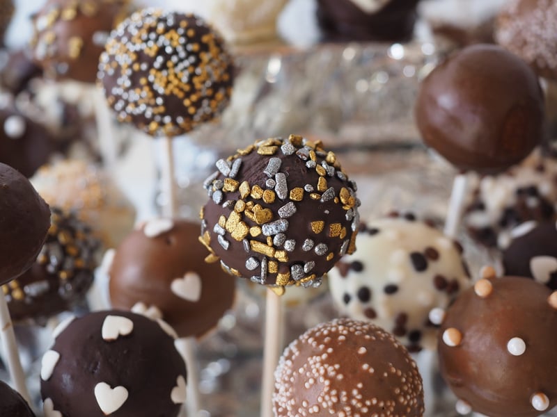 Moon Rock Cake Pops